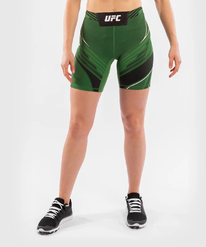Women's linen summer pants UFC Venum Authentic Fight Night Women's Vale Tudo Shorts - Long Fit - Green Women's linen summer pants UFC Venum Authentic Fight Night Women's Vale Tudo Shorts - Long Fit - Green
