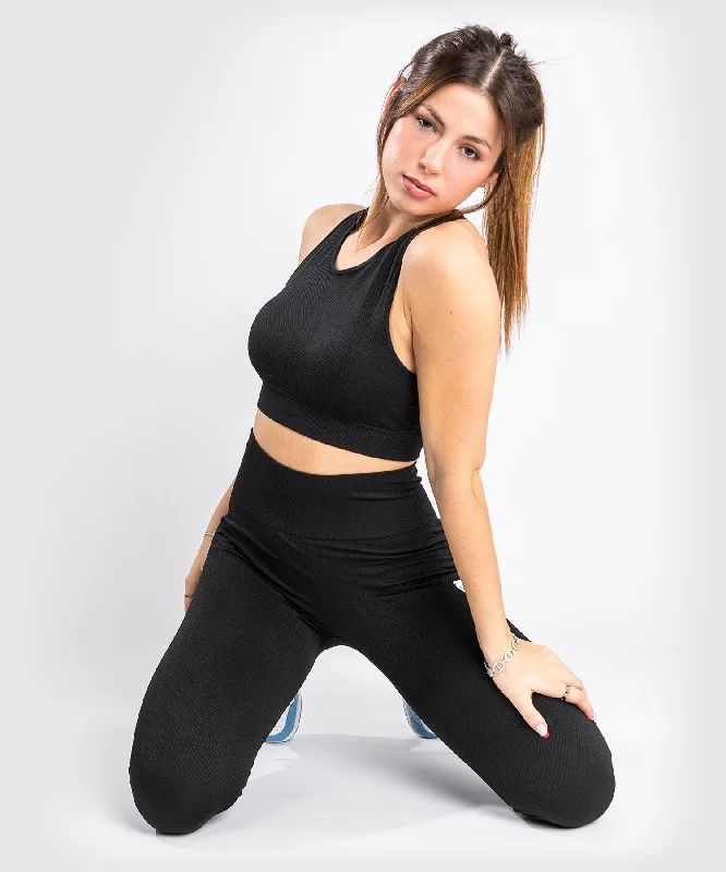 Women's short - sleeve jumpsuit pants Venum Sparring Seamless Leggings - For Women - Black Women's short - sleeve jumpsuit pants Venum Sparring Seamless Leggings - For Women - Black