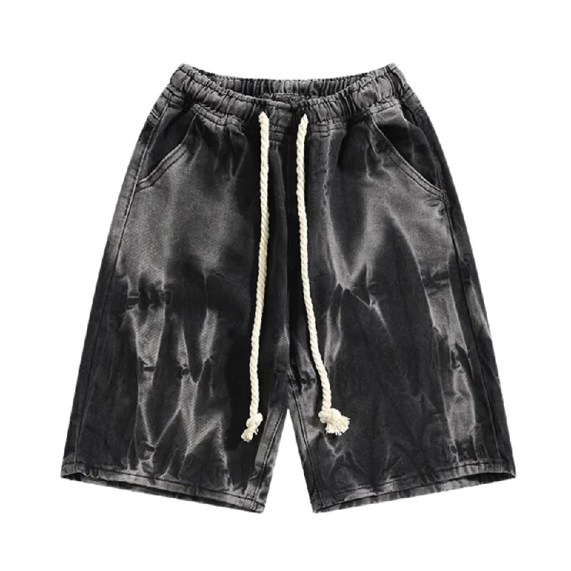 Cargo women jeans with multiple pockets for added functionality High Street Tie Dye Drawstring Jeans Cargo women jeans with multiple pockets for added functionality High Street Tie Dye Drawstring Jeans