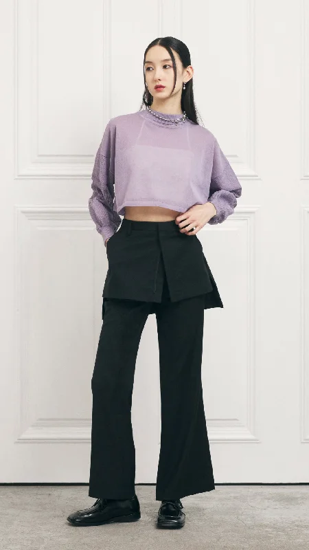 Ruffled Hem Women Shorts to Add a Feminine Touch  2-in-1 Flared Pants