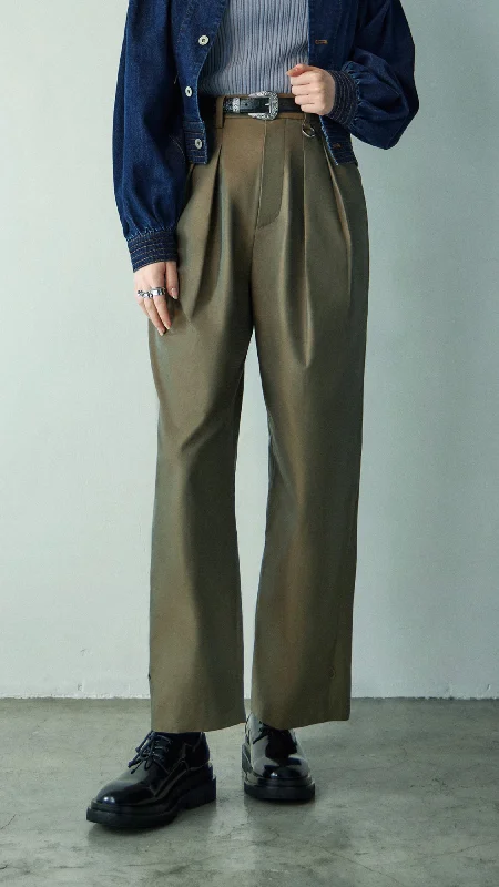 Elastic Waist Women Shorts for Easy Wear and Comfort  Ladies Buckle Wide Leg Pants