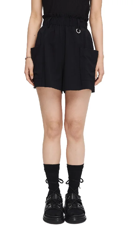 Tie - Waist Women Shorts for a Customizable Fit  Side Pocket Shorts