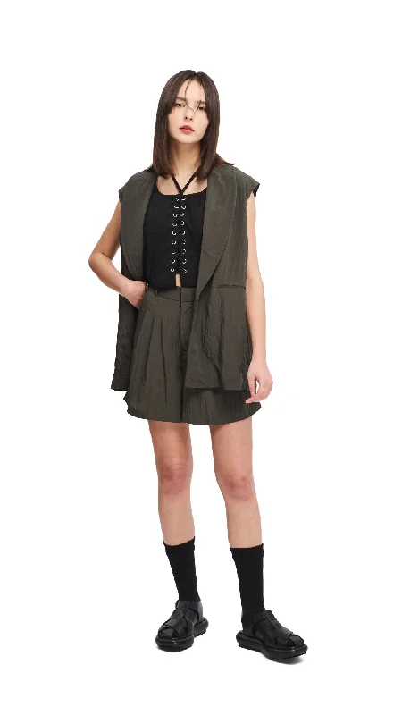 Twill Women Shorts with a Smooth Texture and Durability  Tailored Shorts