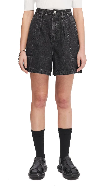 Leather Look Women Shorts for an Edgy and Chic Style  Denim Shorts