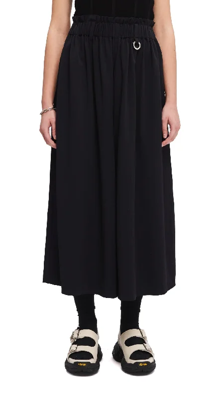 Cargo Women Shorts with Multiple Pockets for Functionality  Ruffle Wide-Leg Pants