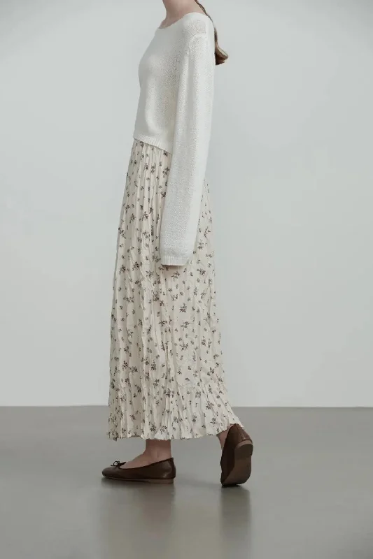 Skirts with adjustable waistbands 26060 Floral Skirt