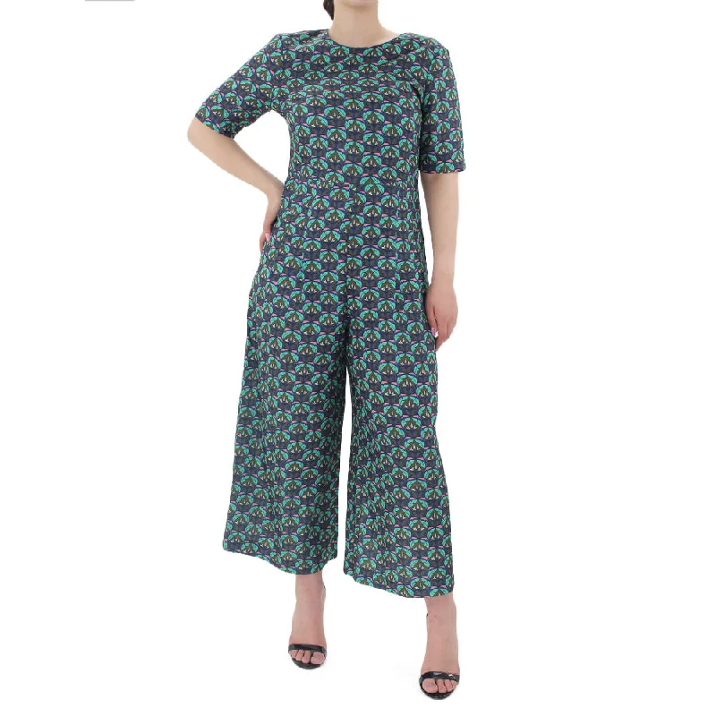 Sheer women jumpsuits with lace panels for a romantic and sexy style Women's Printed Jumpsuit,Multi Sheer women jumpsuits with lace panels for a romantic and sexy style Women's Printed Jumpsuit,Multi