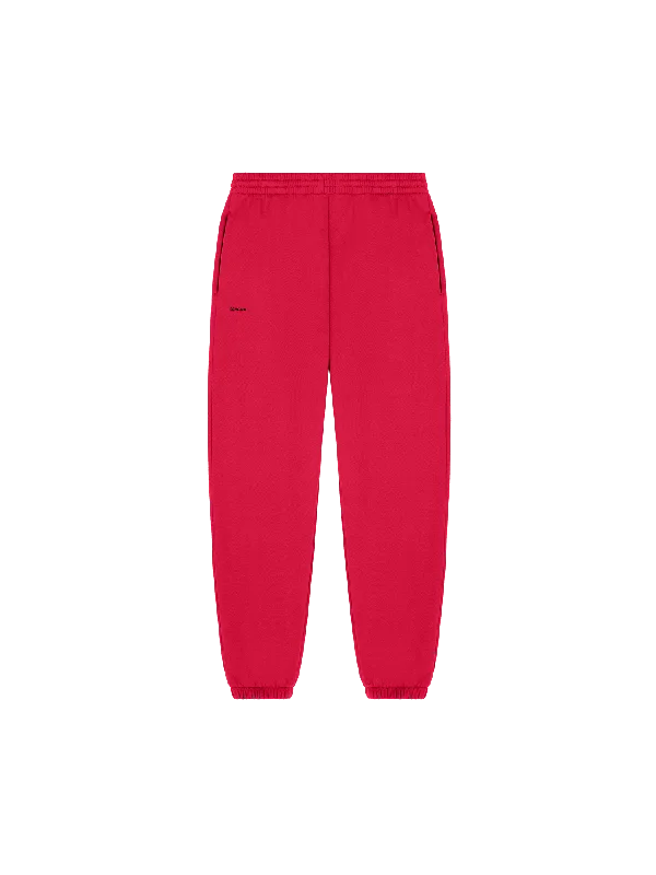 Plus Size Women's Side - Stripe Sweatpants in Navy and White for a Nautical - Inspired Style Womens 365 Midweight Track Pants—Goji berry red Plus Size Women's Side - Stripe Sweatpants in Navy and White for a Nautical - Inspired Style Womens 365 Midweight Track Pants—Goji berry red