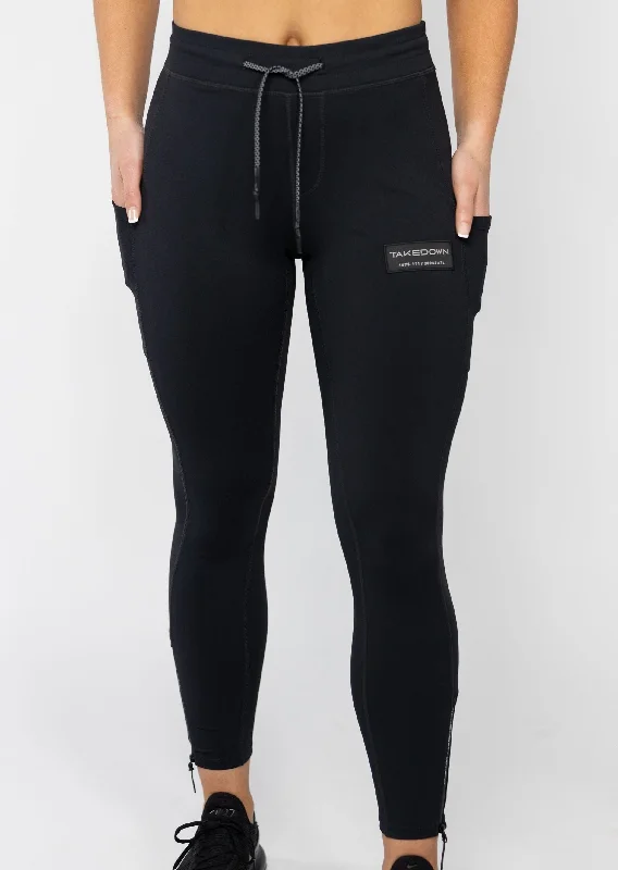 Women's yoga tight trousers Energy Jogger Legging Black