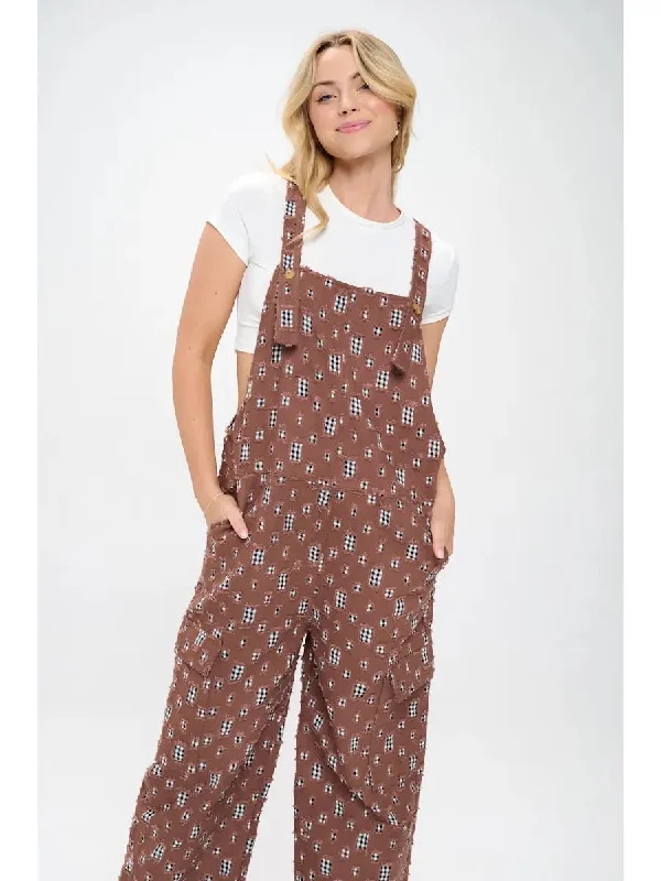 Women jumpsuits with mesh panels for a sexy and trendy appearance All Over Patches Overalls Women jumpsuits with mesh panels for a sexy and trendy appearance All Over Patches Overalls