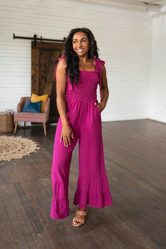 Women jumpsuits with a keyhole back for a unique detail Almost Available Flared Jumpsuit Women jumpsuits with a keyhole back for a unique detail Almost Available Flared Jumpsuit