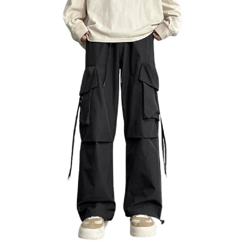 Women's Skinny Fit Leather - Look Cargo Pants in Black for a Bold and Edgy Ensemble American Large Pocket Streamer Cargo Pants Women's Skinny Fit Leather - Look Cargo Pants in Black for a Bold and Edgy Ensemble American Large Pocket Streamer Cargo Pants
