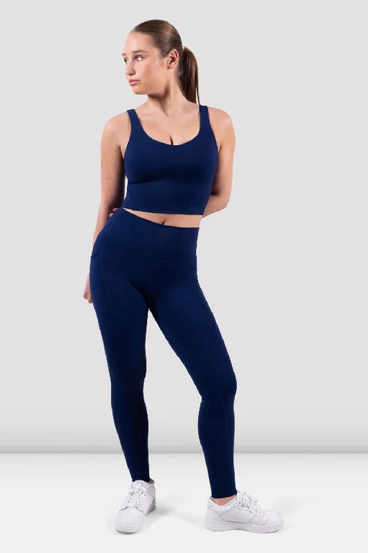 Women's printed ankle - length tight trousers Apex BLOCHsculpt Pocket Legging