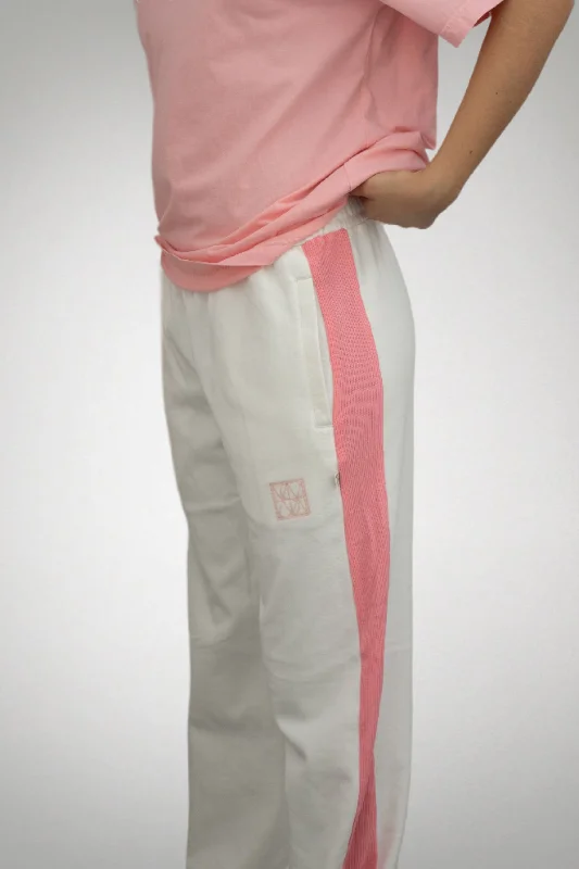 High - Waisted Women's Jogger Sweatpants in Black with Zip Pockets for a Stylish and Practical Look ARAMINTA JAMES Womens Classic Track Pant Pink High - Waisted Women's Jogger Sweatpants in Black with Zip Pockets for a Stylish and Practical Look ARAMINTA JAMES Womens Classic Track Pant Pink