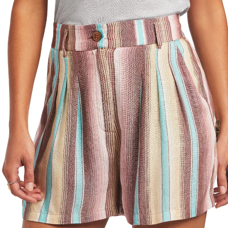 Solid Color Women Shorts in Bright Hues for a Bold Statement Ariat Women's Baja Serape Stripe Shorts Solid Color Women Shorts in Bright Hues for a Bold Statement Ariat Women's Baja Serape Stripe Shorts
