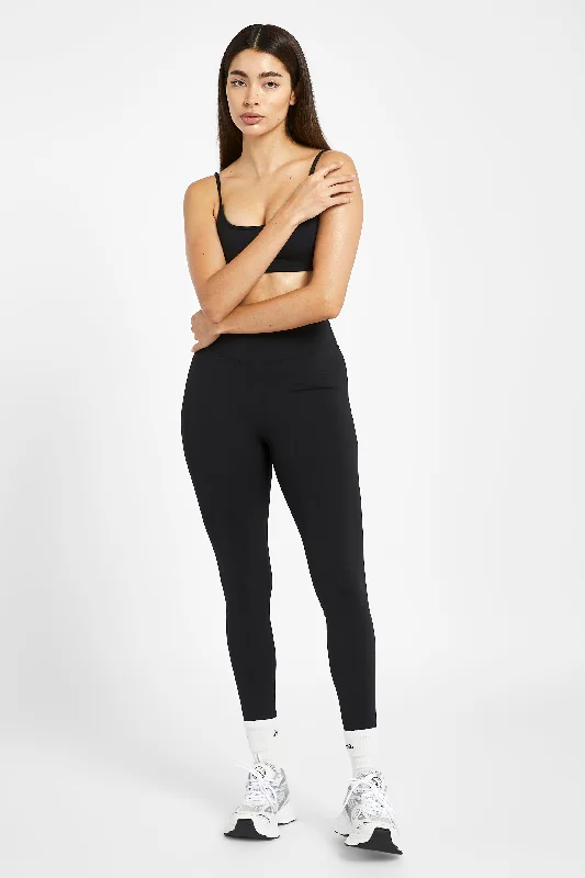 Women's denim tight trousers Base Sculpting Leggings - Black