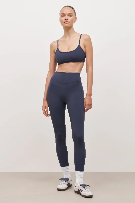 Women's polyester tight trousers Base Sculpting Leggings - Midnight Blue