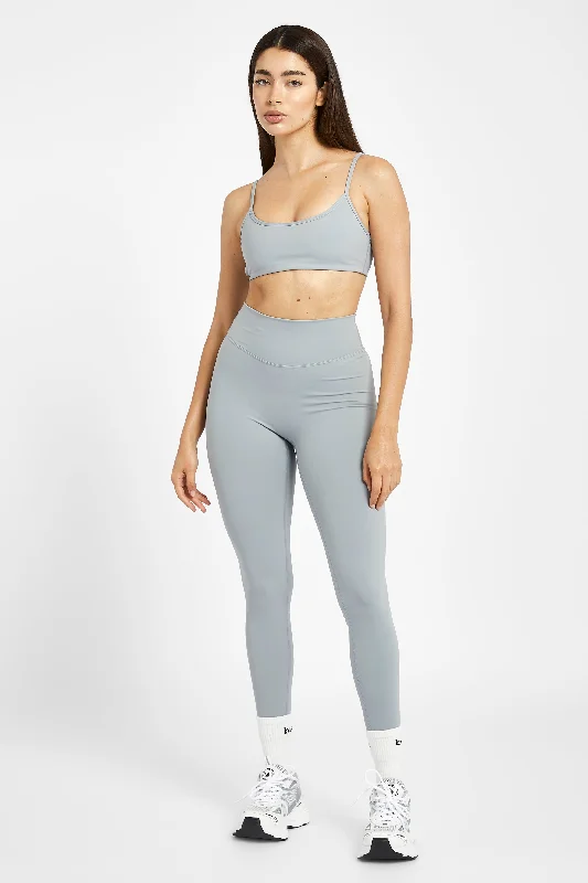 Women's moisture - wicking tight trousers Base Sculpting Leggings - Misty Blue