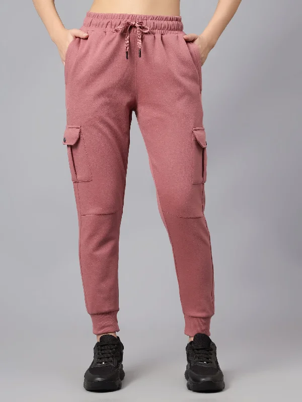 Women's Cargo Pants with Knee Pads in Black for Skateboarding or Biking Women's Casual Dark Pink Ankle length Mid rise Jogger Pants Women's Cargo Pants with Knee Pads in Black for Skateboarding or Biking Women's Casual Dark Pink Ankle length Mid rise Jogger Pants