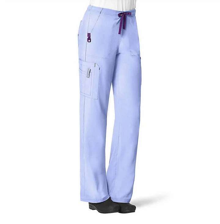 Women's Cropped Cargo Pants in Khaki with Multiple Pockets for a Practical and Fashionable Style Carhartt Women's Force® Cross-Flex Utility Boot Cut Cargo Scrub Pant_Ceil Blue Women's Cropped Cargo Pants in Khaki with Multiple Pockets for a Practical and Fashionable Style Carhartt Women's Force® Cross-Flex Utility Boot Cut Cargo Scrub Pant_Ceil Blue