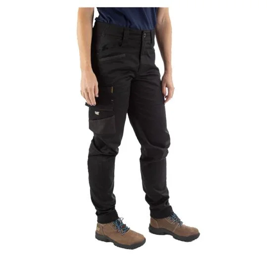 Regular Fit Women's Polyester - Blend Cargo Pants in Army Green for Hiking and Camping Trips CAT Women's Elite Operator Stretch Twill Cargo Work Pant Regular Fit Women's Polyester - Blend Cargo Pants in Army Green for Hiking and Camping Trips CAT Women's Elite Operator Stretch Twill Cargo Work Pant