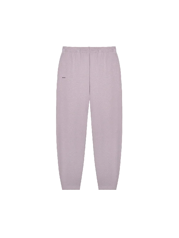 Drawstring - Waist Women's Cotton - Blend Sweatpants in White for a Casual and Comfortable Everyday Look Womens DNA Barrel-Leg Track Pants—raisin purple