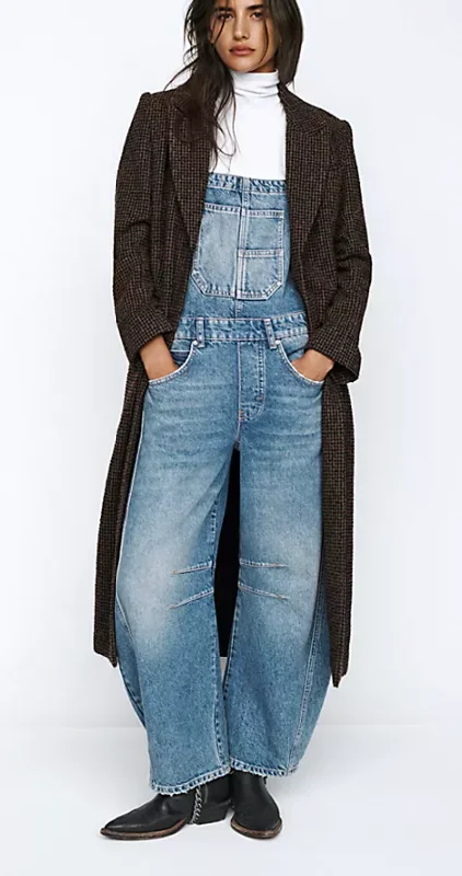 Women jumpsuits with beaded embellishments for a formal and fancy event Free People Barrel Jean Overalls Women jumpsuits with beaded embellishments for a formal and fancy event Free People Barrel Jean Overalls