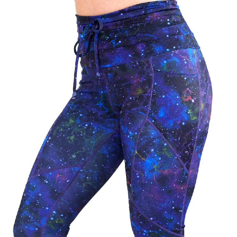 Women's stretchy cropped tight trousers Galaxy Legacy Leggings