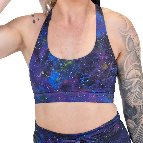 Women's black tight trousers Butterfly Back Bra | Galaxy