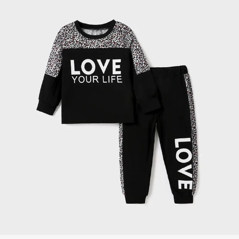 Strapless women jumpsuits for a beachside wedding or resort wear Girl 2pcs Sweatshirt & Pants Set Leopard Design Strapless women jumpsuits for a beachside wedding or resort wear Girl 2pcs Sweatshirt & Pants Set Leopard Design