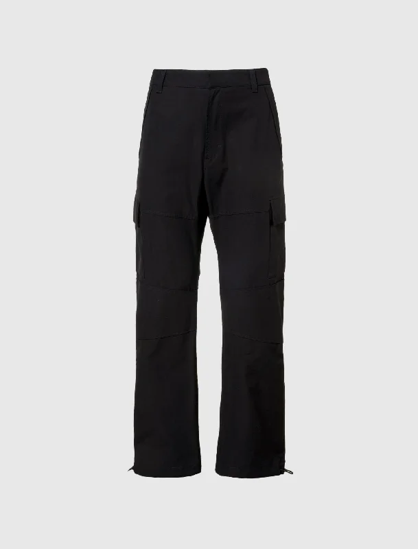 Women's Cargo Pants with Concealed Pockets in Dark Olive for a Sleek and Functional Design ARCHED CARGO PANTS