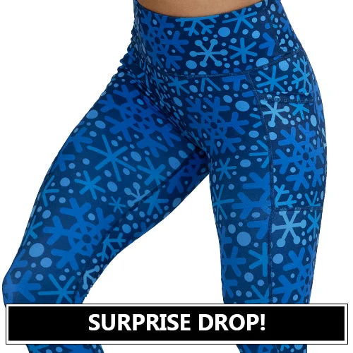 Women's linen tight trousers Let It Snow Leggings