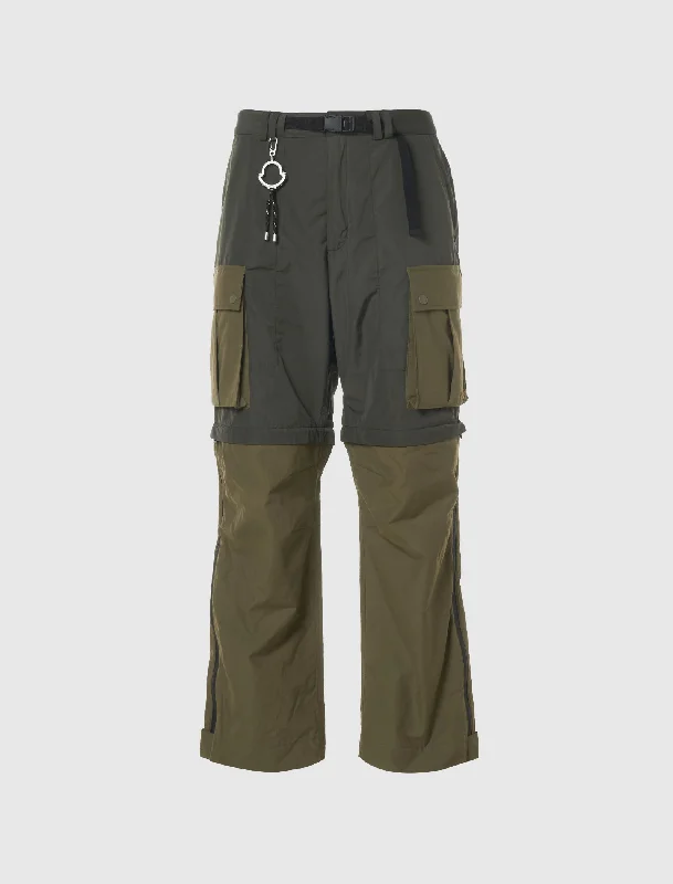 Women's Cargo Jogger Pants in Charcoal with Reflective Stripes for Nighttime Exercises PHARRELL TROUSER Women's Cargo Jogger Pants in Charcoal with Reflective Stripes for Nighttime Exercises PHARRELL TROUSER