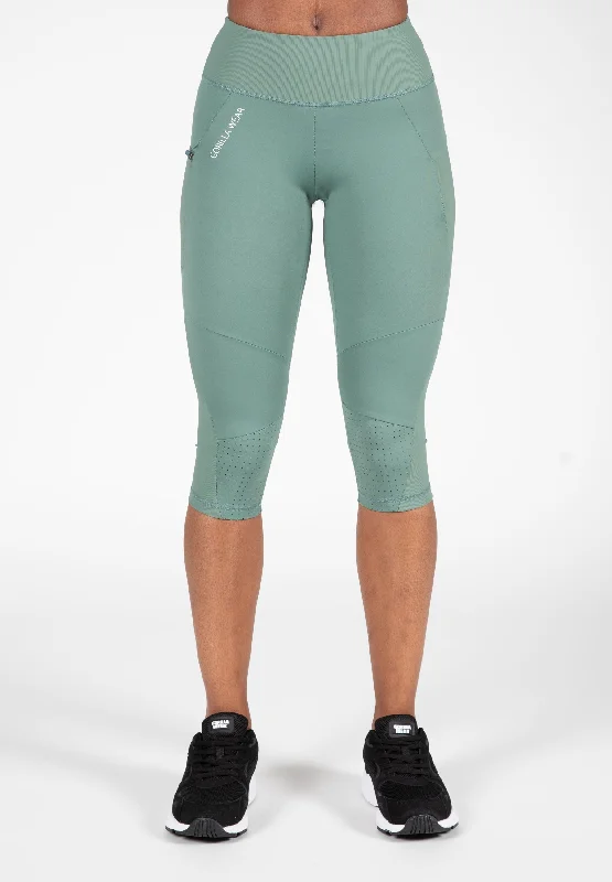 Drawstring - Waist Women's Cotton - Blend Sweatpants in White for a Casual and Comfortable Everyday Look Monroe Cropped Leggings - Green Drawstring - Waist Women's Cotton - Blend Sweatpants in White for a Casual and Comfortable Everyday Look Monroe Cropped Leggings - Green