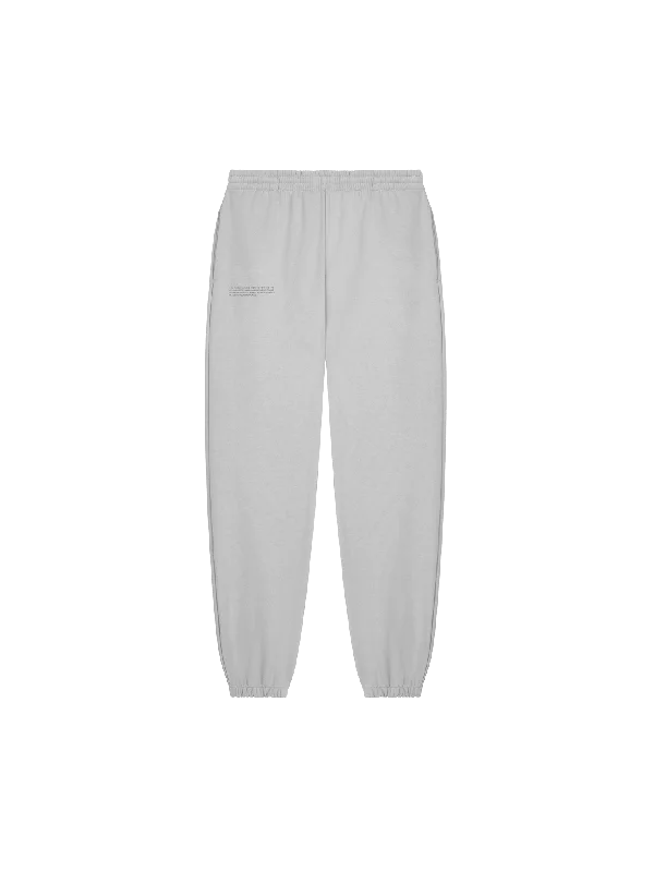 Women's Wide - Leg Sweatpants in Beige with Elastic Cuffs for a Relaxed and Trendy Outfit Womens Natural Dye Track Pants—midnight fog grey