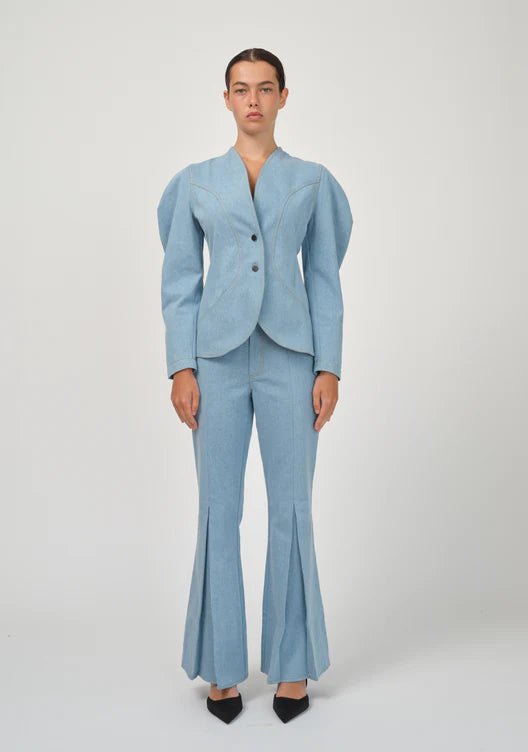 Women jumpsuits with one - shoulder tops for a stylish and asymmetric look Erin Denim Trousers Women jumpsuits with one - shoulder tops for a stylish and asymmetric look Erin Denim Trousers