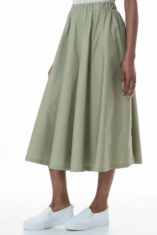 Drawstring - Waist Women's Cotton - Blend Sweatpants in White for a Casual and Comfortable Everyday Look Poplin Skirt _ 153841 _ Sage Drawstring - Waist Women's Cotton - Blend Sweatpants in White for a Casual and Comfortable Everyday Look Poplin Skirt _ 153841 _ Sage