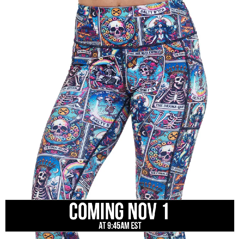 Women's cropped tight trousers Psychic Leggings