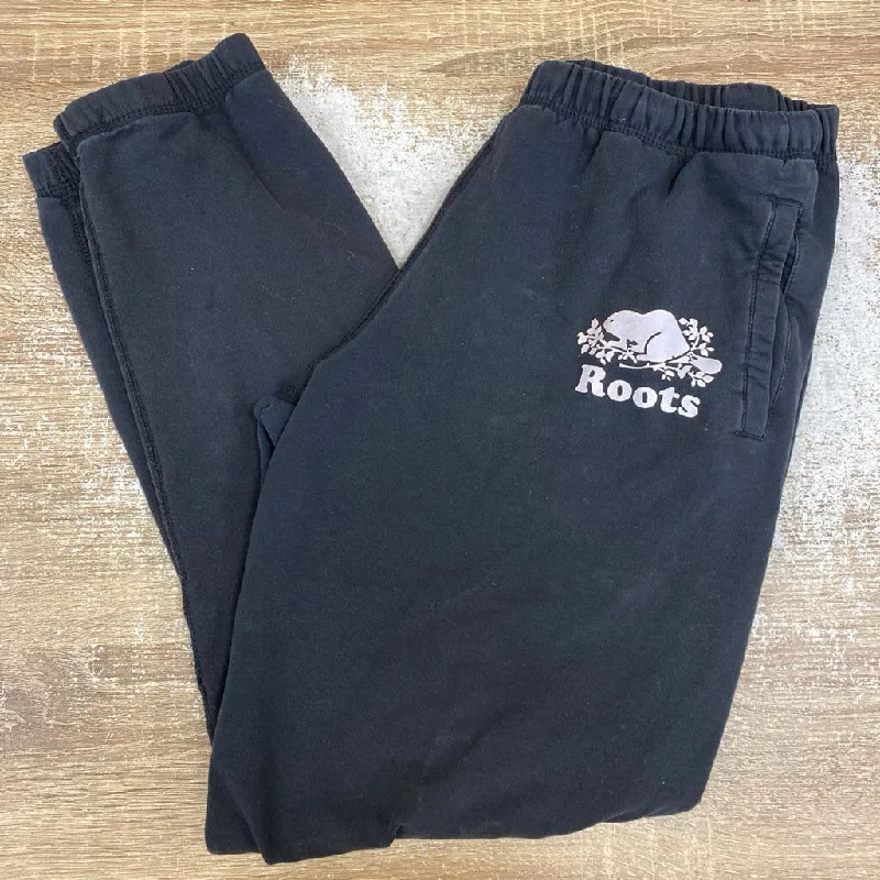 Plus Size Women's Elastic - Waist Sweatpants in Dark Green with a Flattering Fit Roots - Women's Sweatpants - MSRP $84: Black-women-MD Plus Size Women's Elastic - Waist Sweatpants in Dark Green with a Flattering Fit Roots - Women's Sweatpants - MSRP $84: Black-women-MD