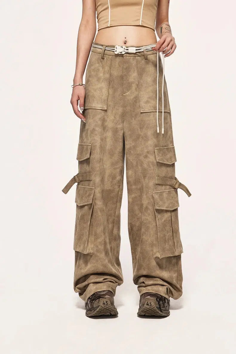 Regular Fit Women's Linen Cargo Pants in Beige for a Casual Summer Outing Safari Cargo Pants Regular Fit Women's Linen Cargo Pants in Beige for a Casual Summer Outing Safari Cargo Pants
