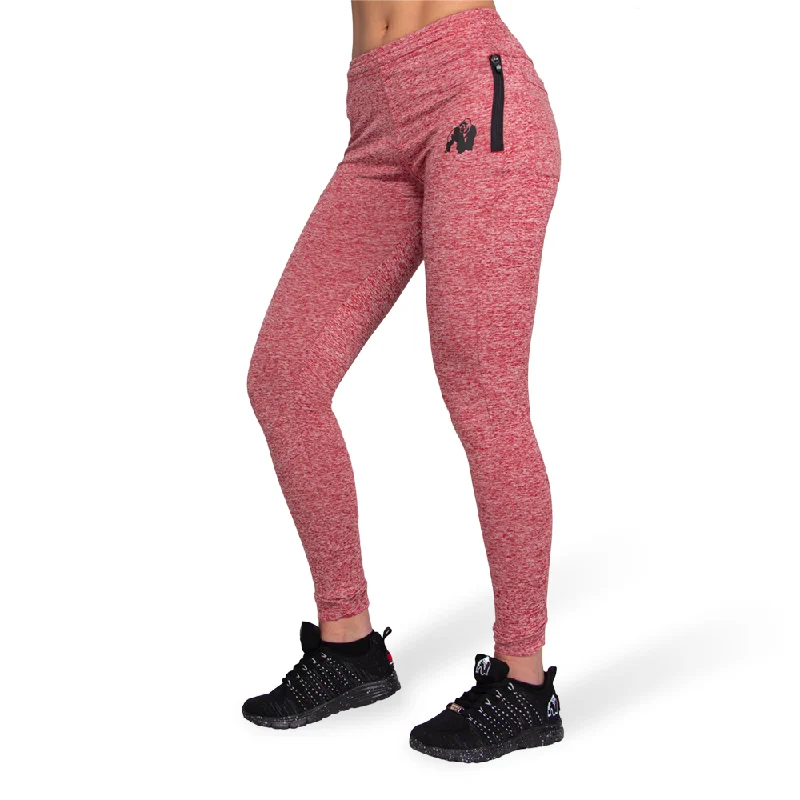 Slim - Fit Women's Compression Sweatpants in Navy for Intense Workouts and Support Shawnee Joggers - Mixed Red Slim - Fit Women's Compression Sweatpants in Navy for Intense Workouts and Support Shawnee Joggers - Mixed Red