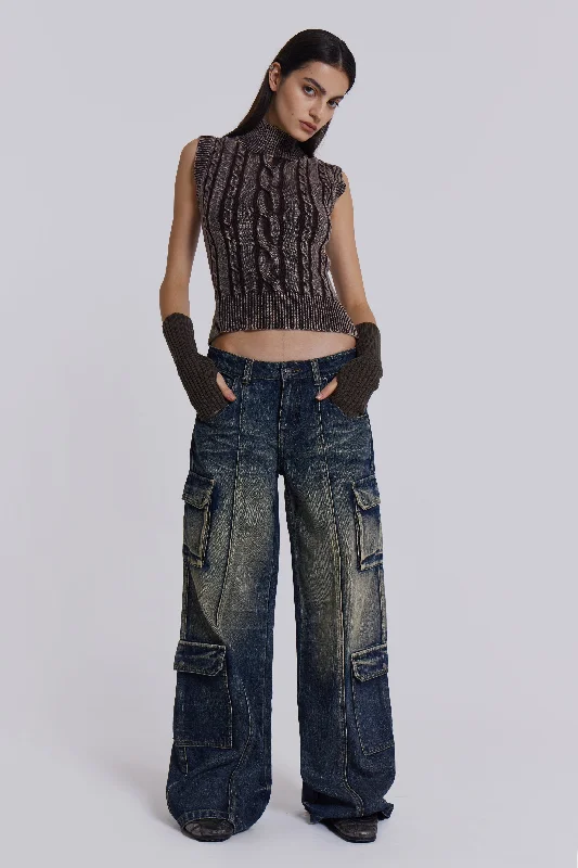Mom jeans for a nostalgic and casual look  Tundra Cargo Jeans