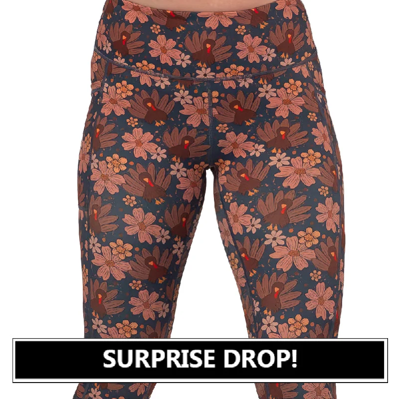 Women's wrinkle - resistant tight trousers Turkey Trot Leggings