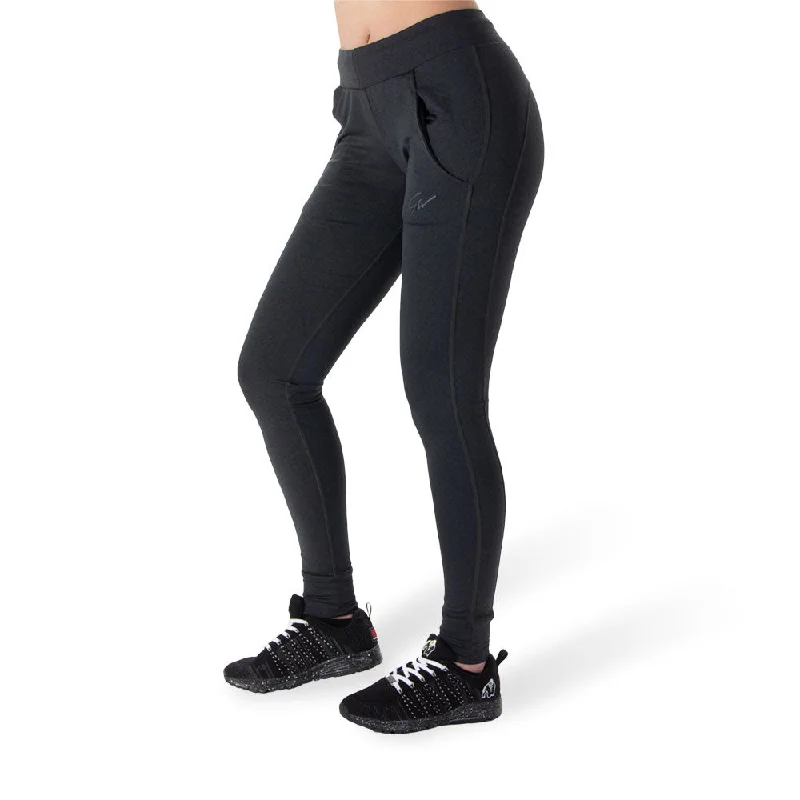 Women's Wide - Leg Sweatpants in Beige with Elastic Cuffs for a Relaxed and Trendy Outfit Vici Pants -Anthracite Women's Wide - Leg Sweatpants in Beige with Elastic Cuffs for a Relaxed and Trendy Outfit Vici Pants -Anthracite