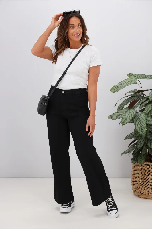 Women's denim tight trousers Wakee Lizzy Jean Black