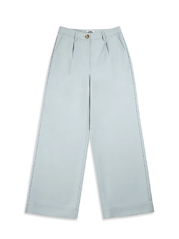 Denim women jumpsuits with ripped details for a casual - edgy look Wide Leg Trousers Denim women jumpsuits with ripped details for a casual - edgy look Wide Leg Trousers