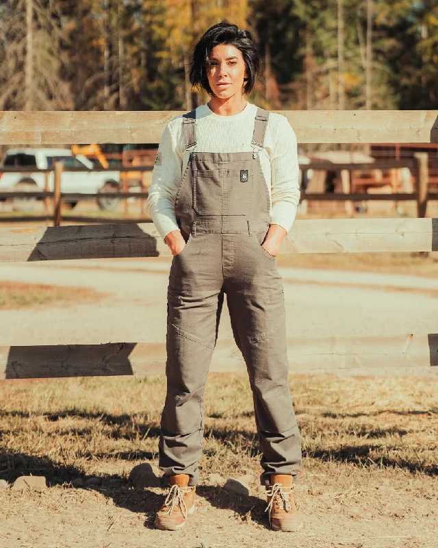 Women's Ankle - Length Sweatpants in Olive Green with Reflective Stripes for Nighttime Runs WOMENS FOREVER OVERALLS - GREY Women's Ankle - Length Sweatpants in Olive Green with Reflective Stripes for Nighttime Runs WOMENS FOREVER OVERALLS - GREY