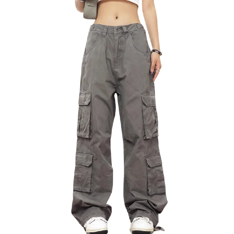 Regular Fit Women's Polyester - Blend Cargo Pants in Army Green for Hiking and Camping Trips Women's Vintage Hottie Straight-Leg Cargo Pants Regular Fit Women's Polyester - Blend Cargo Pants in Army Green for Hiking and Camping Trips Women's Vintage Hottie Straight-Leg Cargo Pants