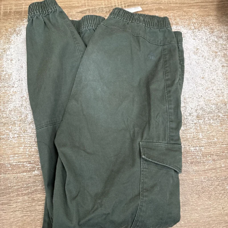 Women's Cropped Cargo Pants in Khaki with Multiple Pockets for a Practical and Fashionable Style WOODS - Women's Cargo Joggers - MSRP $80: Green-women-4 Women's Cropped Cargo Pants in Khaki with Multiple Pockets for a Practical and Fashionable Style WOODS - Women's Cargo Joggers - MSRP $80: Green-women-4