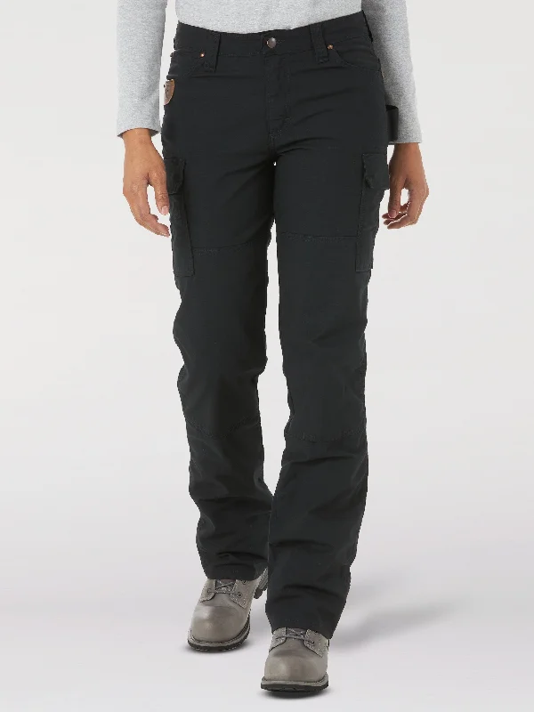 Women's Skinny Fit Leather - Look Cargo Pants in Black for a Bold and Edgy Ensemble Wrangler RIGGS Workwear® Women's Ranger Double-Front Cargo Work Pant Women's Skinny Fit Leather - Look Cargo Pants in Black for a Bold and Edgy Ensemble Wrangler RIGGS Workwear® Women's Ranger Double-Front Cargo Work Pant